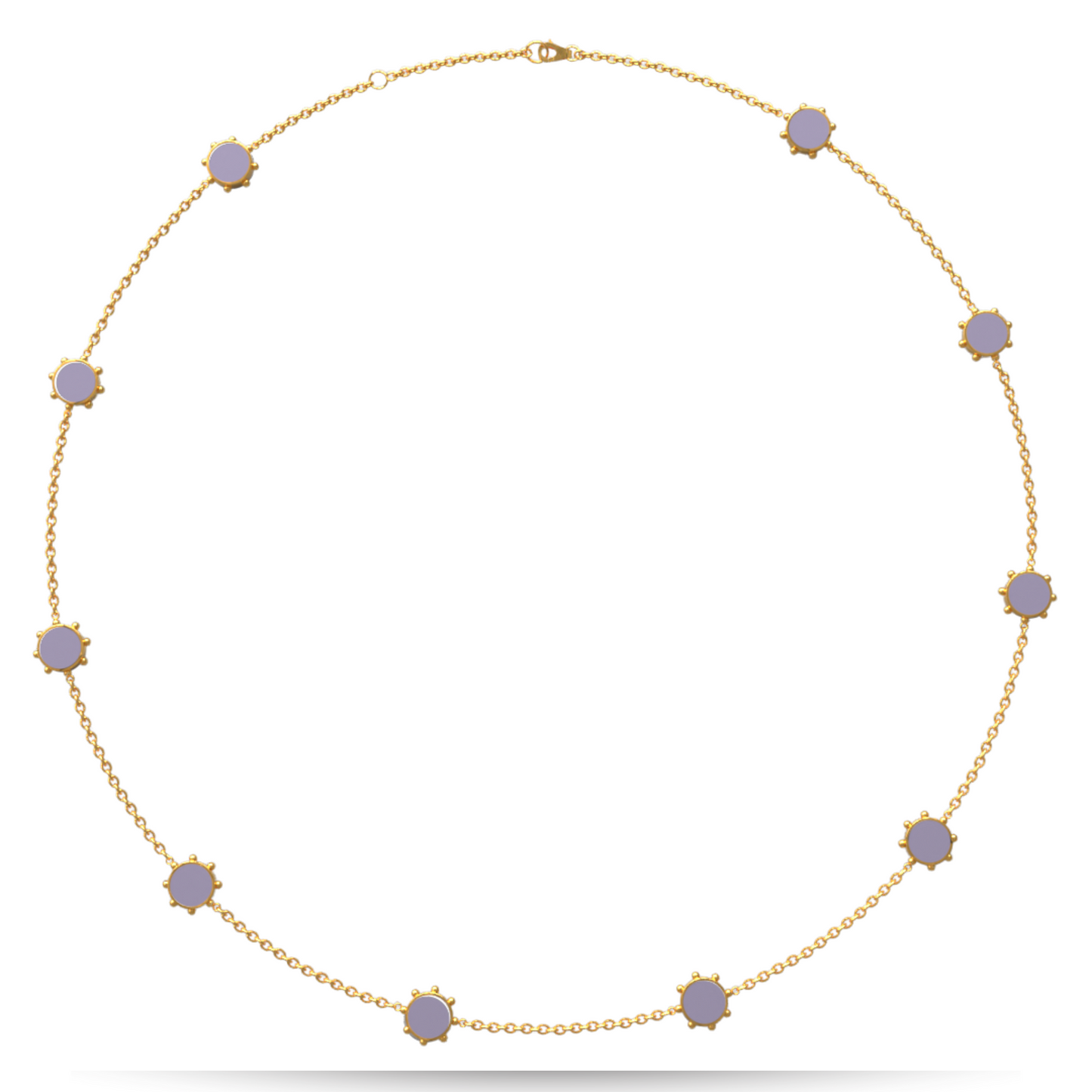 Orbit 10 Motif Necklace | 18K Gold