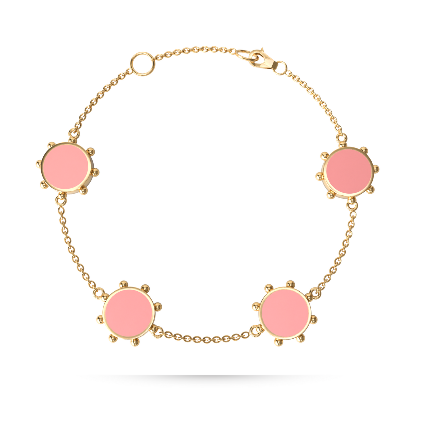 Orbit 4 Motif Bracelet | 18K Gold