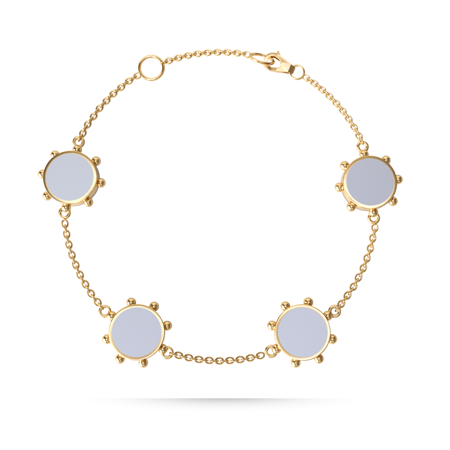 Orbit 4 Motif Bracelet | 18K Gold