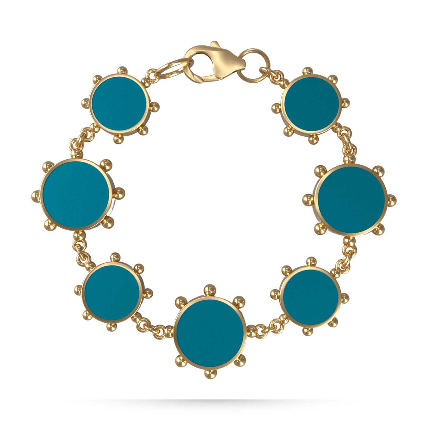 Orbit Reversible Alternating Motif Bracelet | 18K Gold