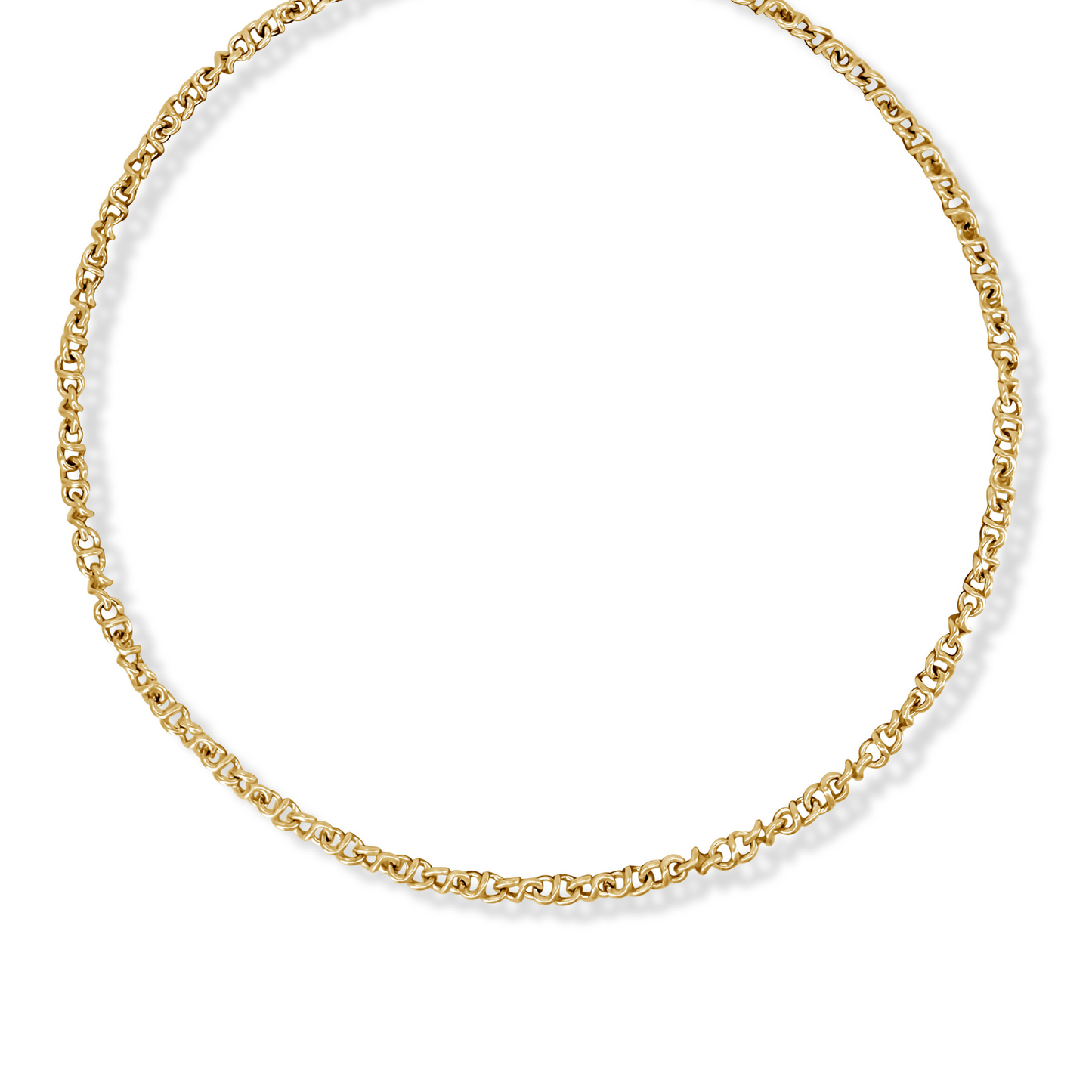 Handmade Solid Barbwire Chain | 14K & 18K Gold