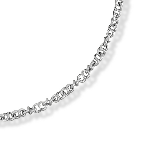 Barbwire Chain | Sterling Silver