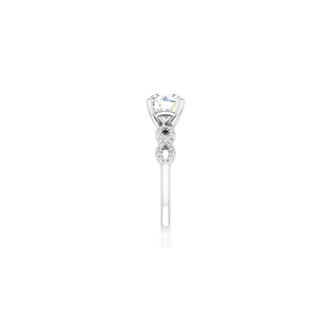 Low Set | Infinity | Diamond Engagement Ring