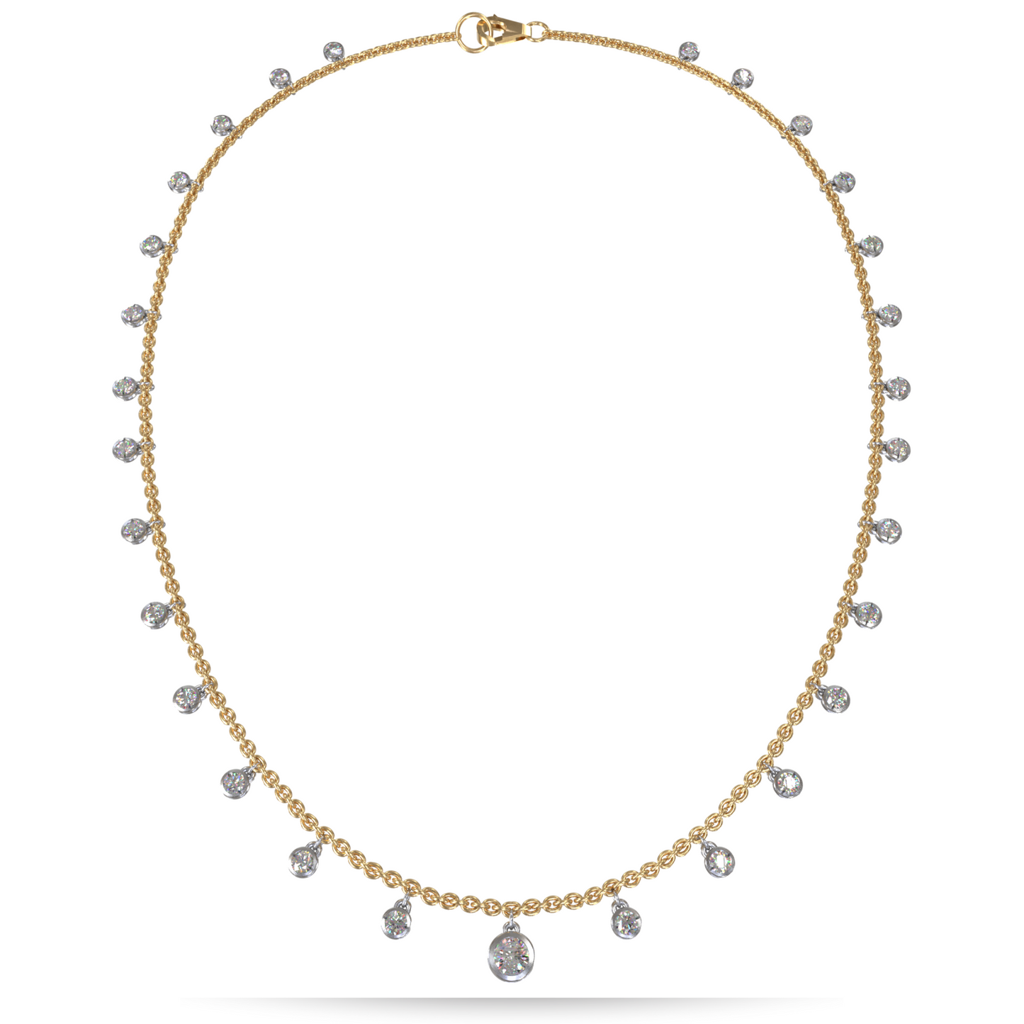 Custom Order | Diamond Station Necklace (Deposit)