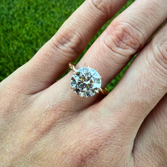Custom Order | Interwoven Diamond Engagement Ring