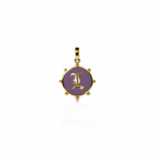 Orbit Charm, mini | 14K Gold Sunset Purple {{ catogery }} {{ Collections }}