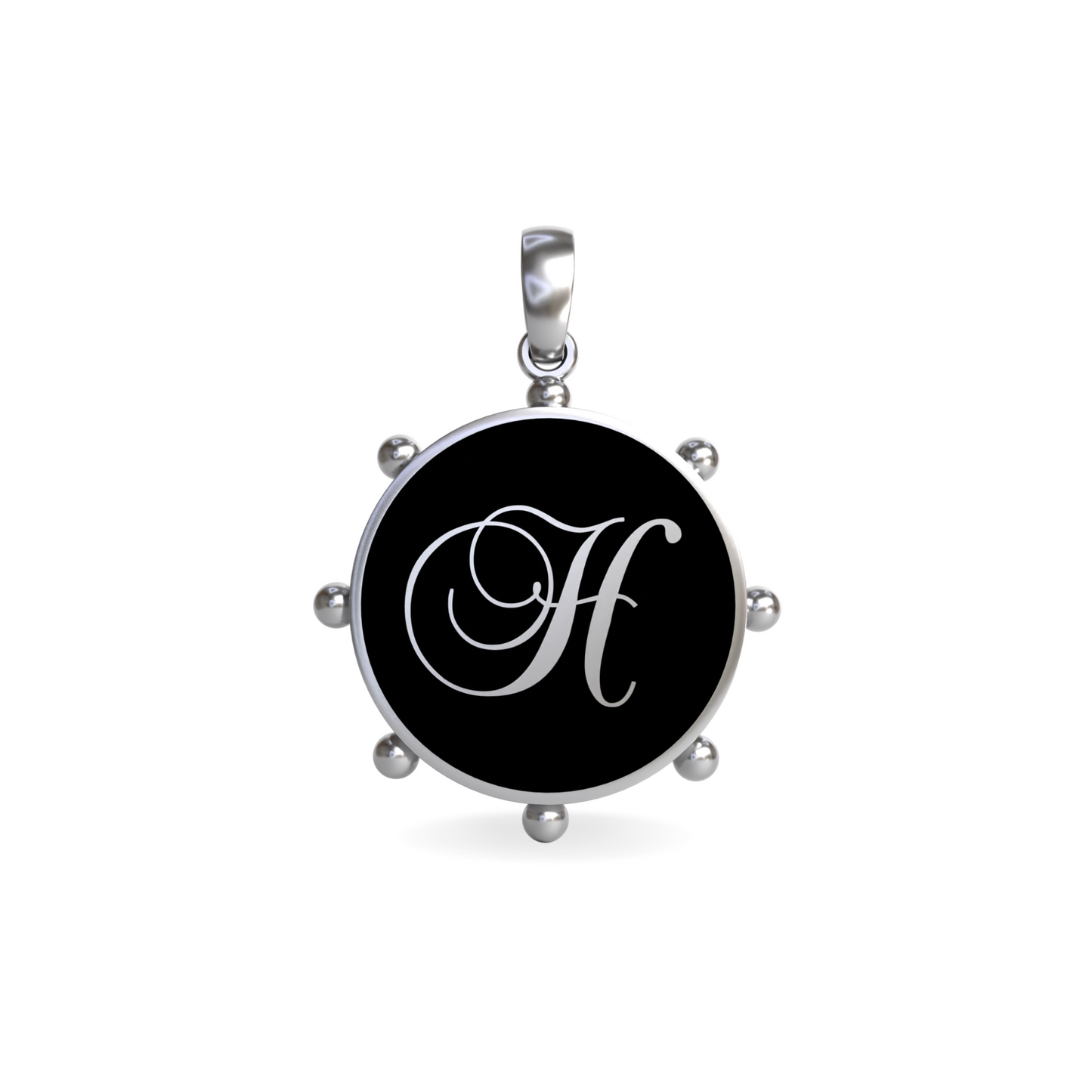 Large Orbit Pendant | Sterling Silver