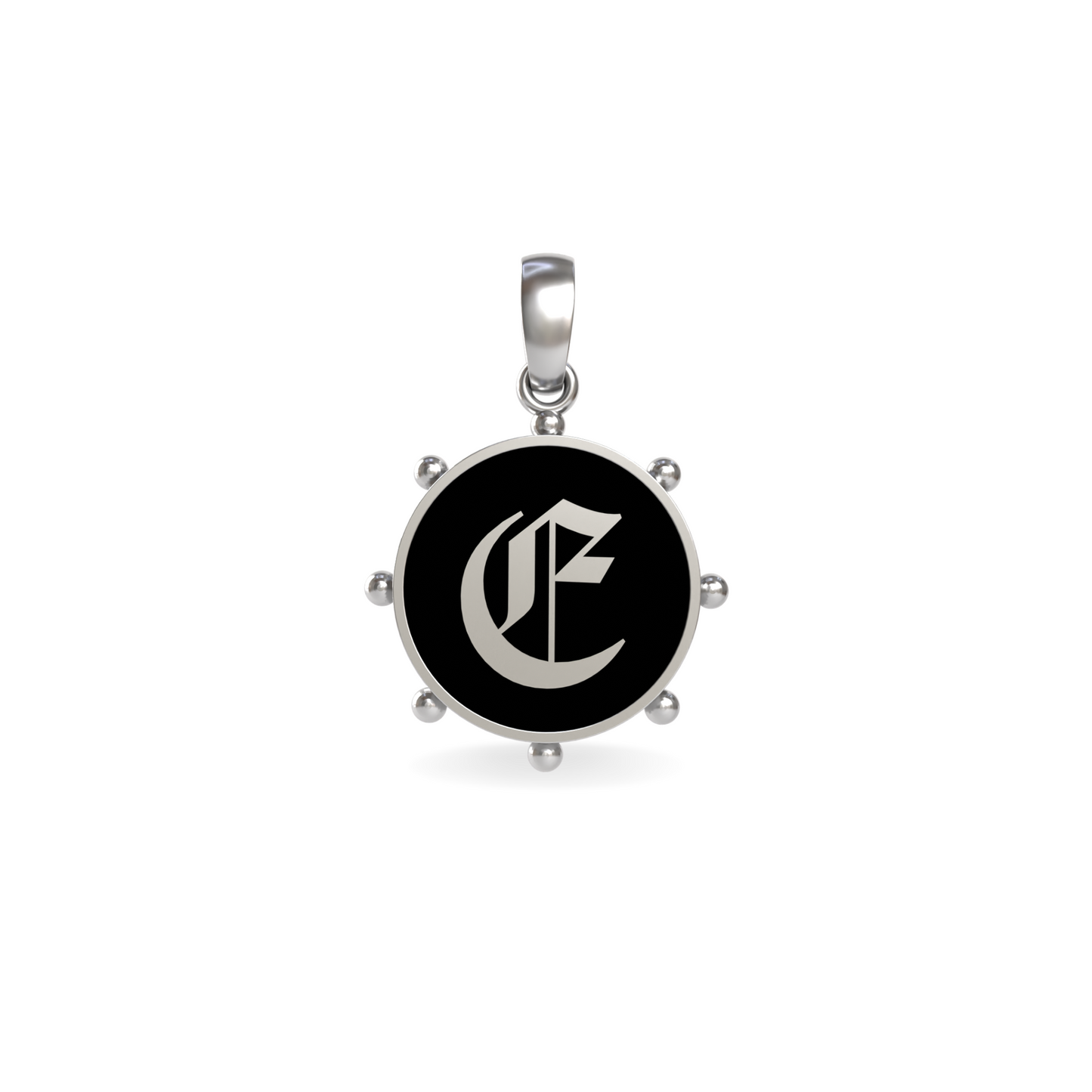 Medium Orbit Pendant | Sterling Silver