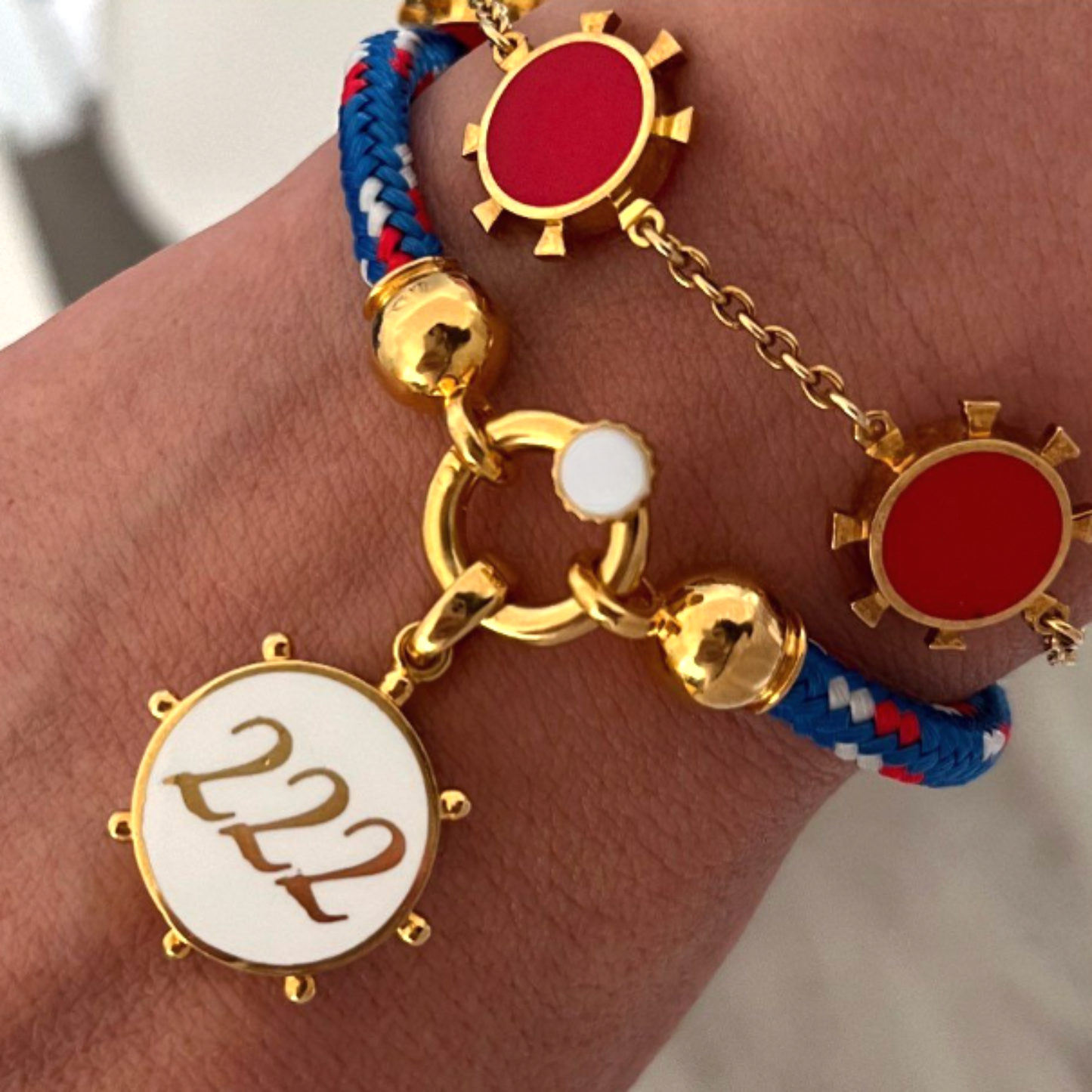 Parachute Cord Bracelet | 18K Gold