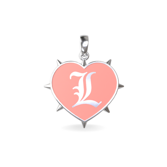 Large Rebel Heart Pendant | Sterling Silver