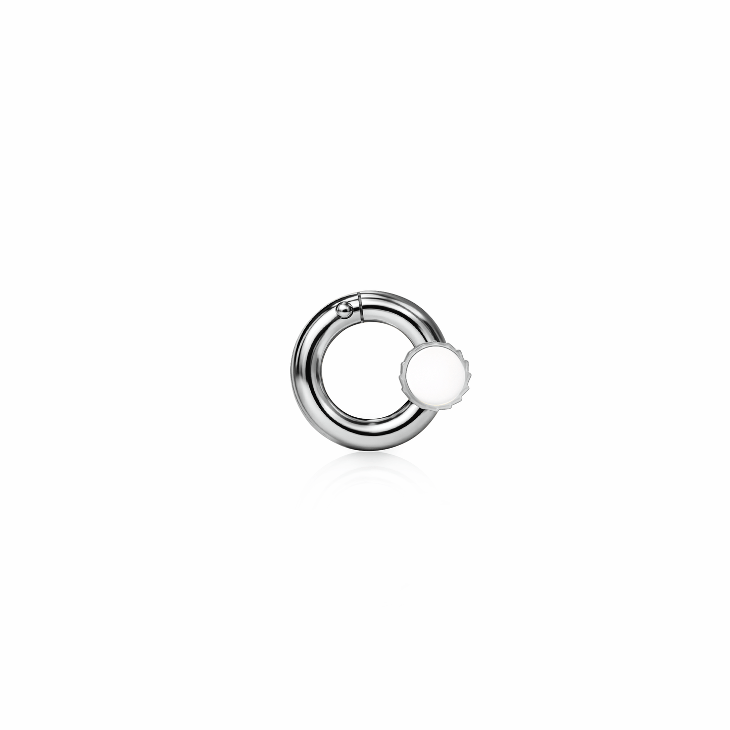 Screw Clasp | Sterling Silver White Cloud {{ catogery }} {{ Collections }}