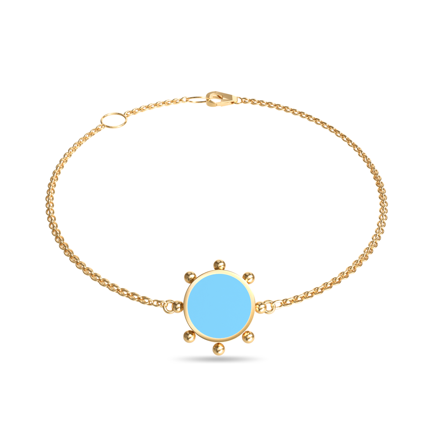 Orbit Single Motif Bracelet | 18K Gold