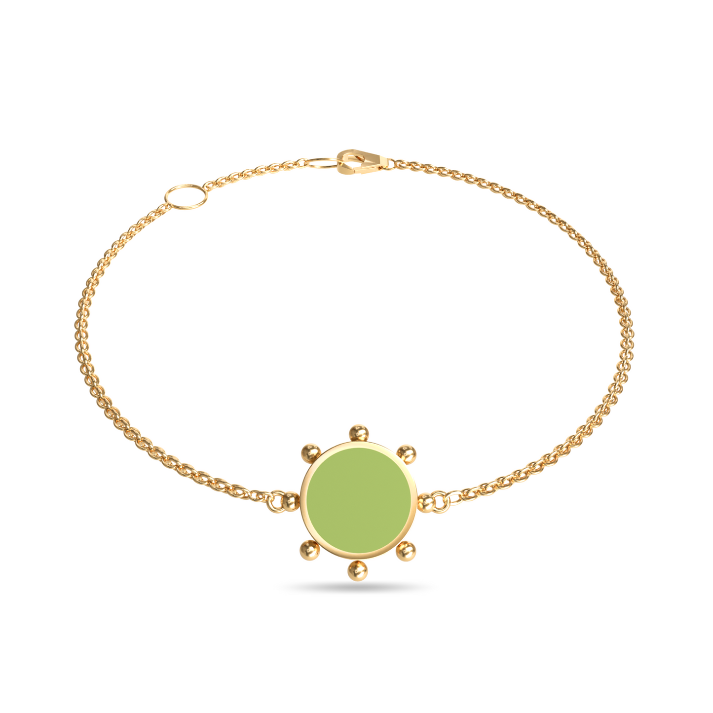 Orbit Single Motif Bracelet | 18K Gold