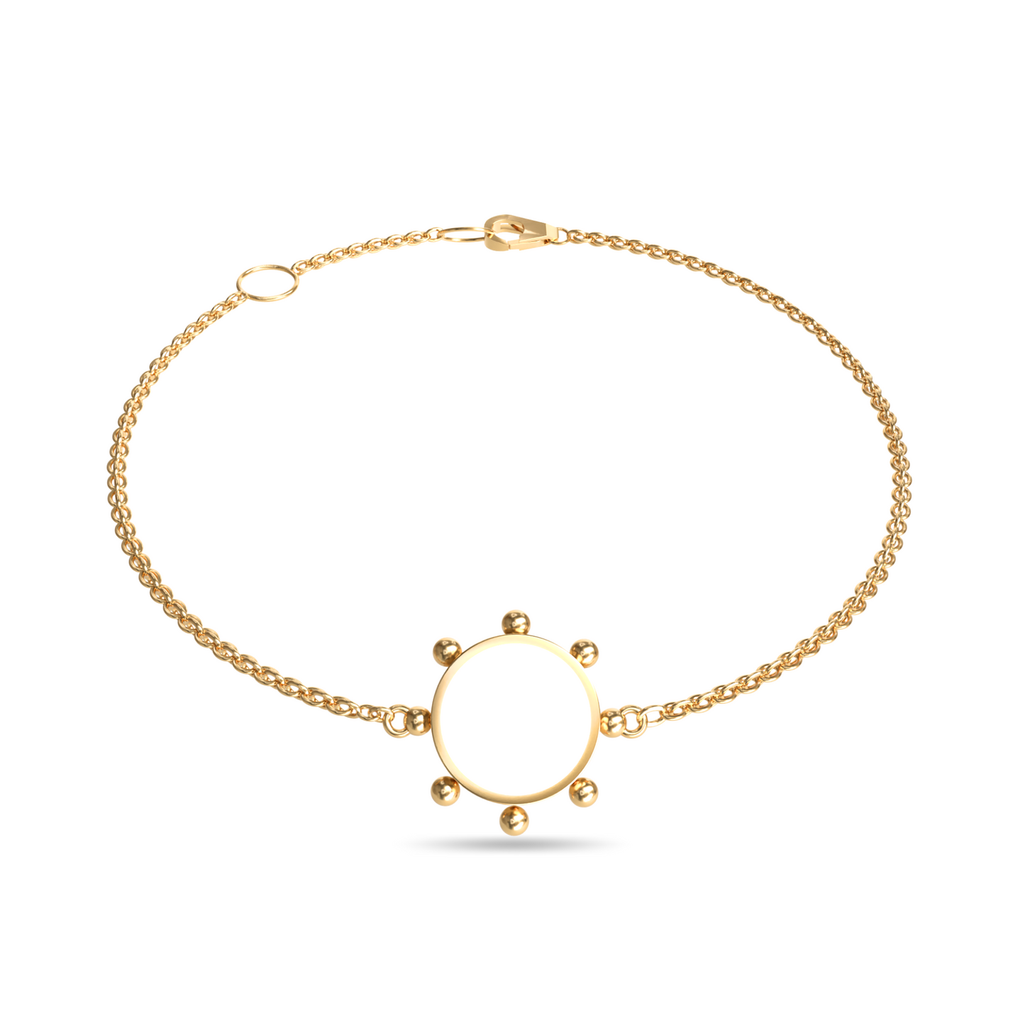 Orbit Single Motif Bracelet | 18K Gold