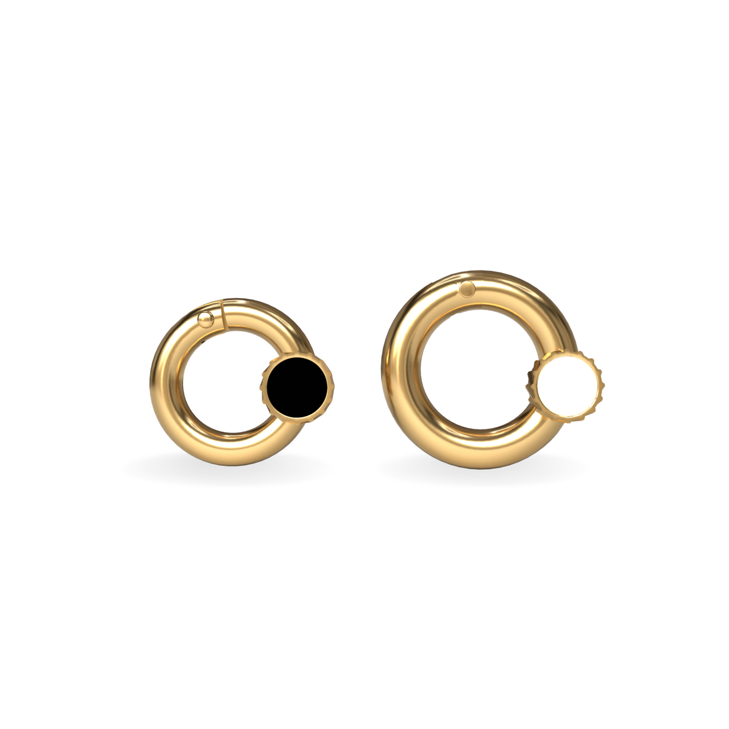 Large Screw Clasp | 18K Gold