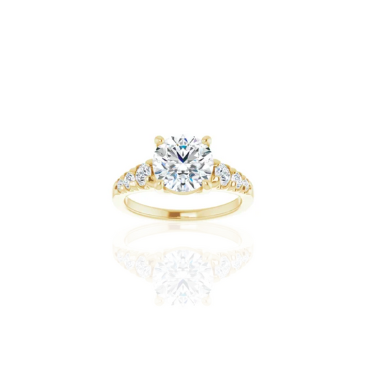 Cathedral | Tapered | Diamond Engagement Ring