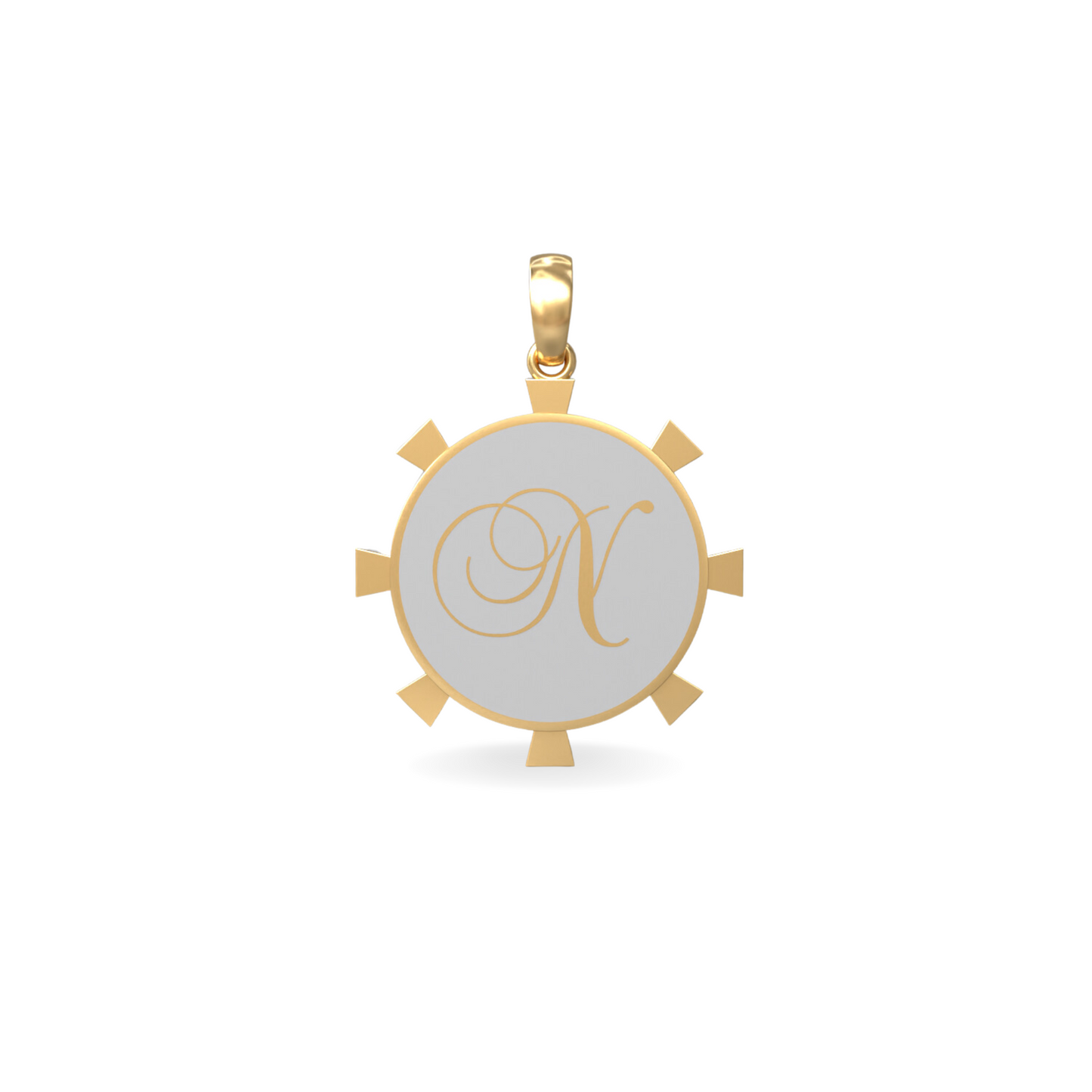 Medium Vessel Pendant | 18K Gold
