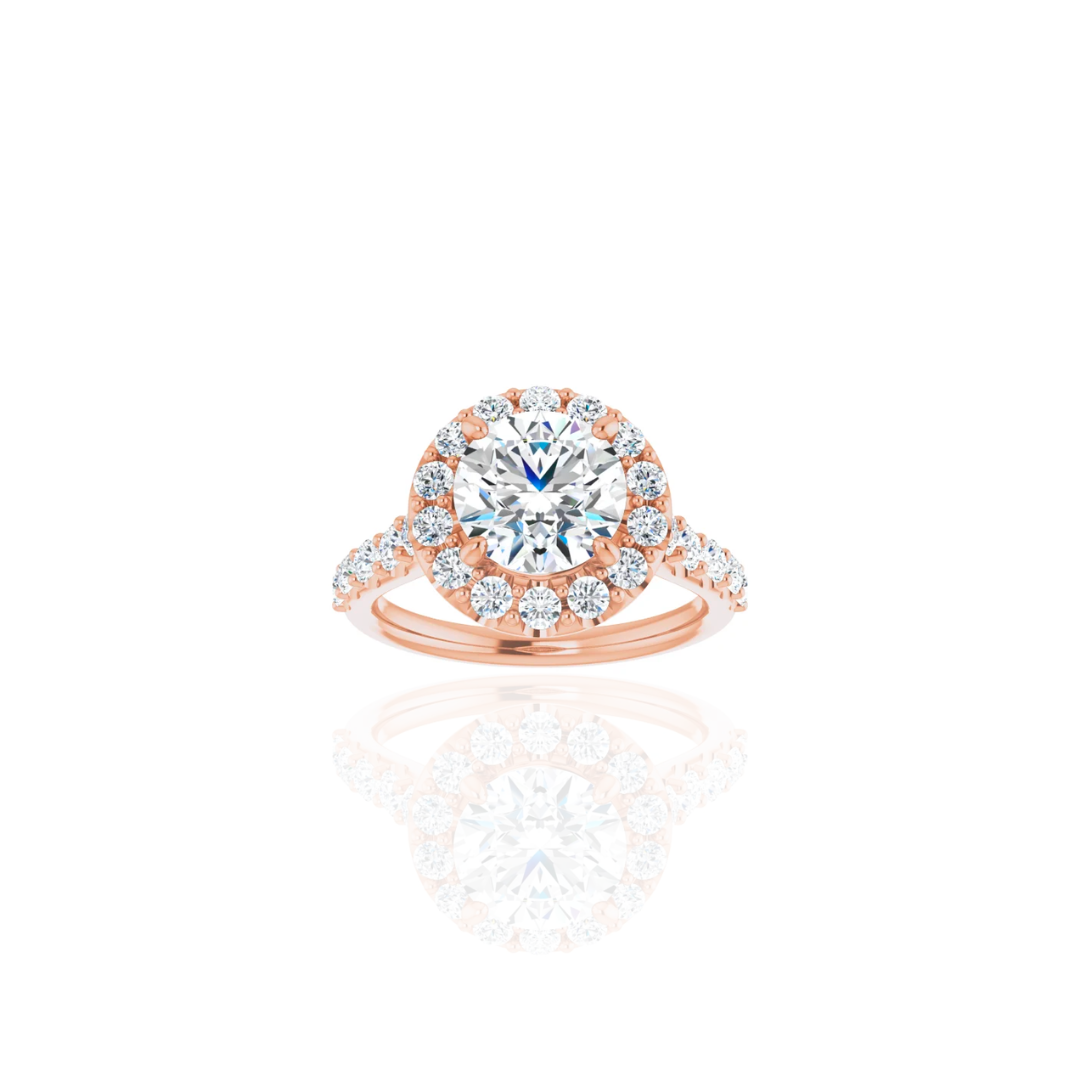 Raised | Traditional Halo | Diamond Engagement Ring