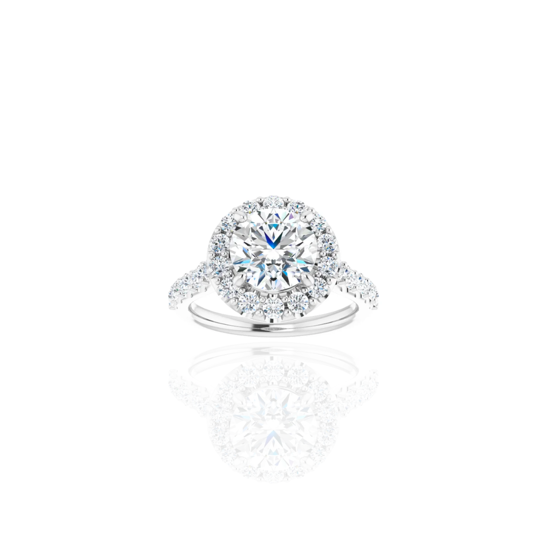 Raised | Traditional Halo | Diamond Engagement Ring