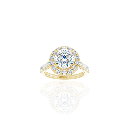 Raised | Traditional Halo | Diamond Engagement Ring