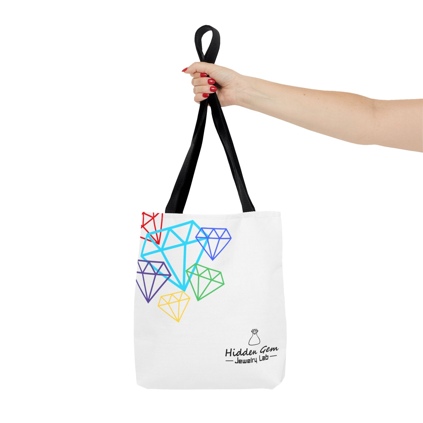 Colorful Gemstone Tote Bag