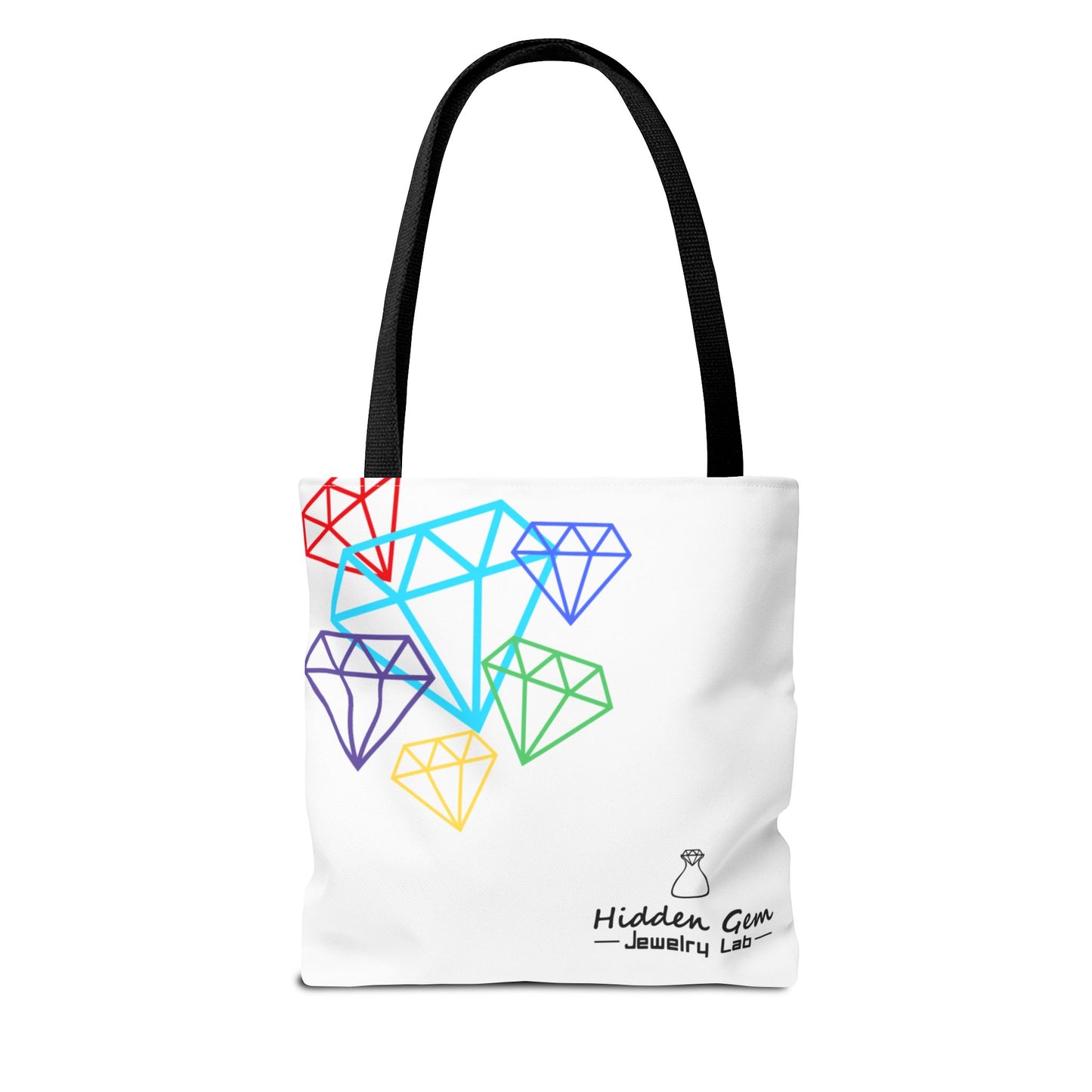 Colorful Gemstone Tote Bag