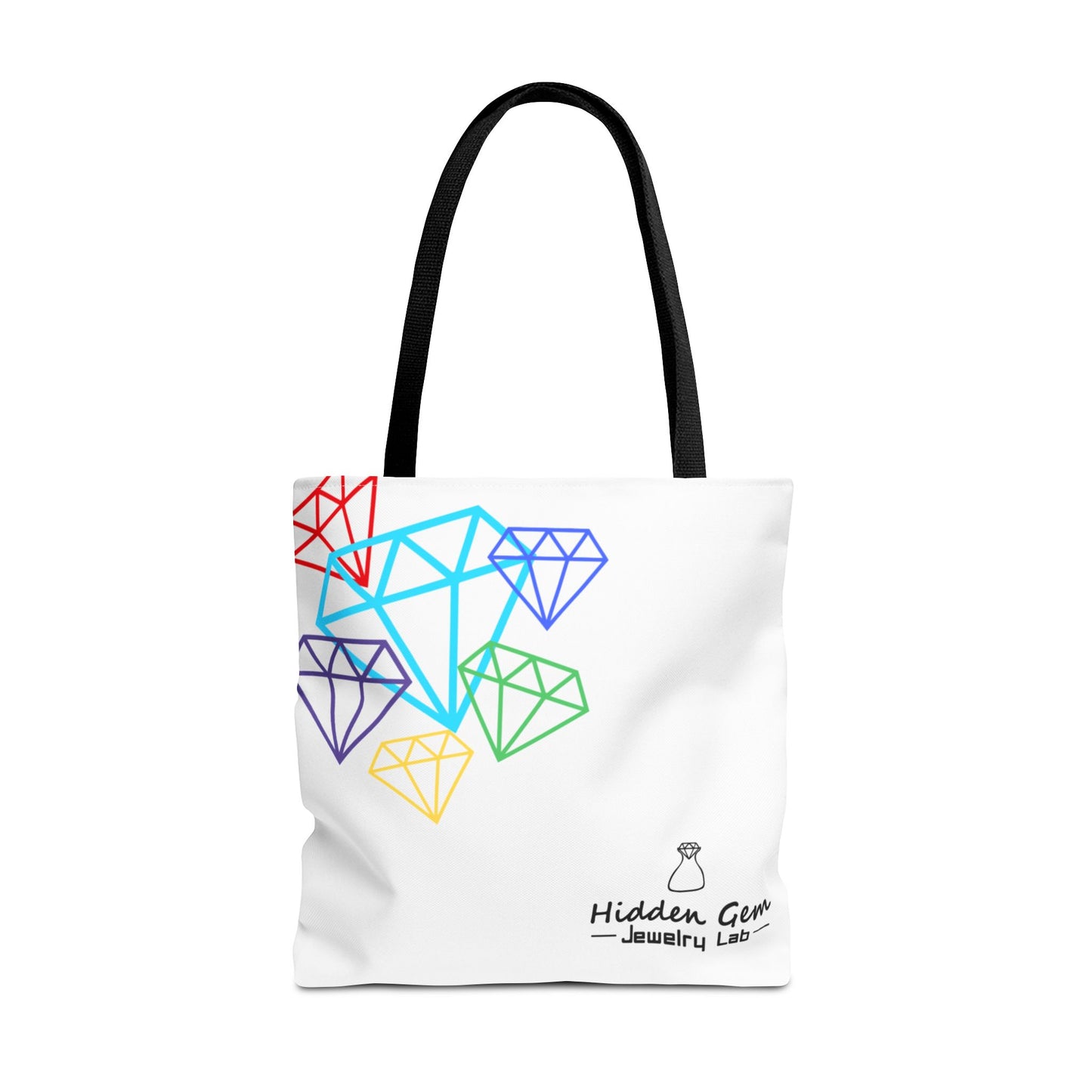 Colorful Gemstone Tote Bag