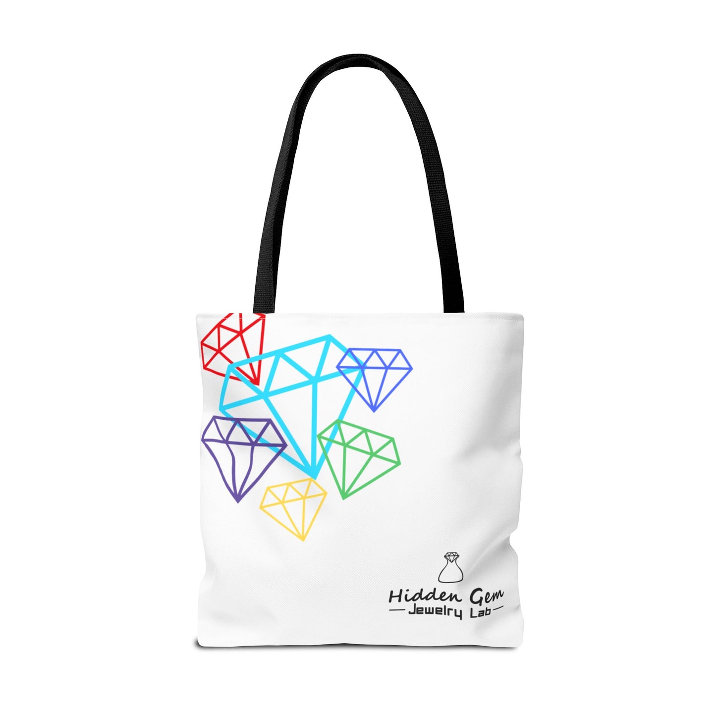 Colorful Gemstone Tote Bag