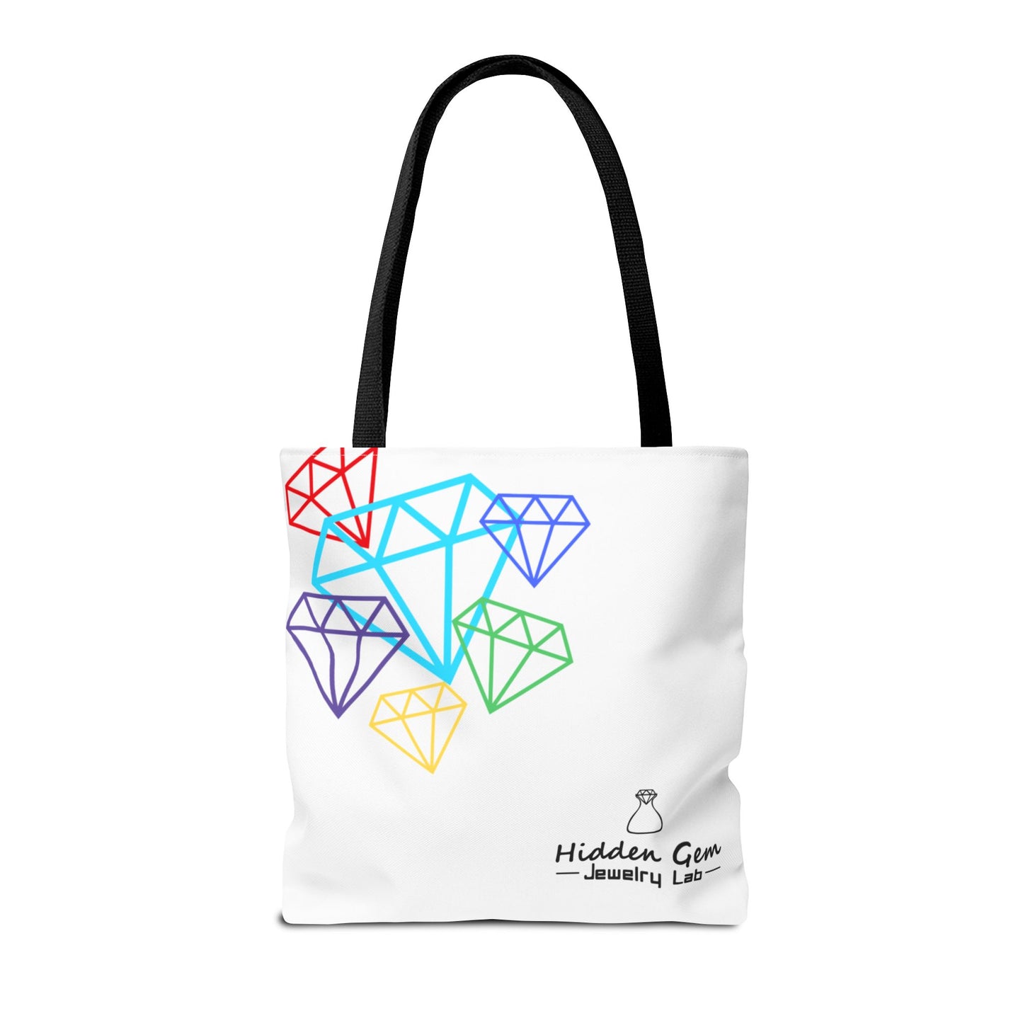 Colorful Gemstone Tote Bag