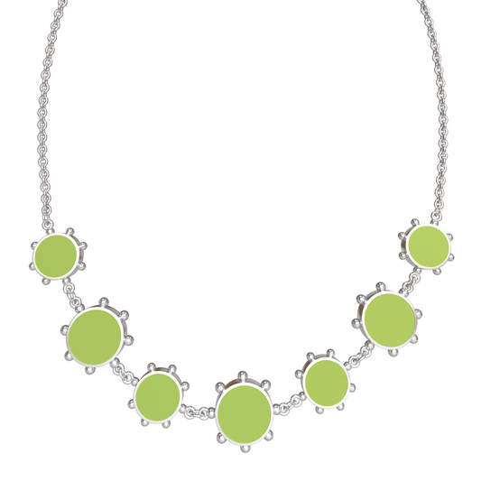 Orbit Reversible Alternating 7 Motif Necklace | Sterling Silver