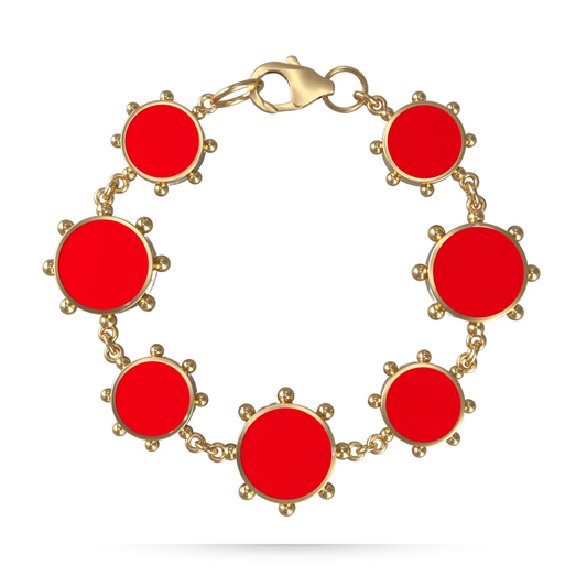 Orbit Reversible Alternating Motif Bracelet | 18K Gold