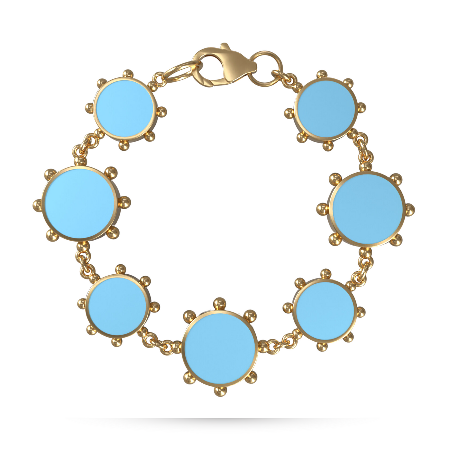 Orbit Reversible Alternating Motif Bracelet | 18K Gold