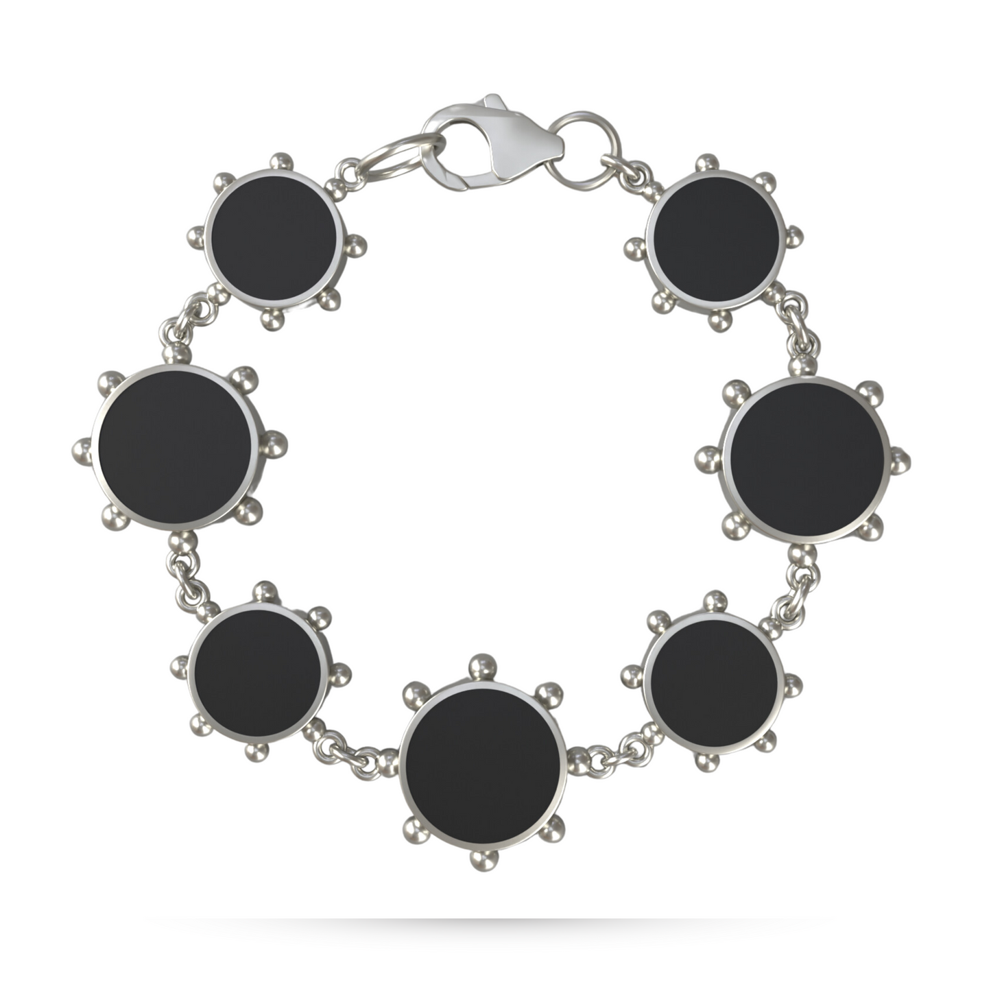 Orbit Reversible Alternating Motif Bracelet | Sterling Silver