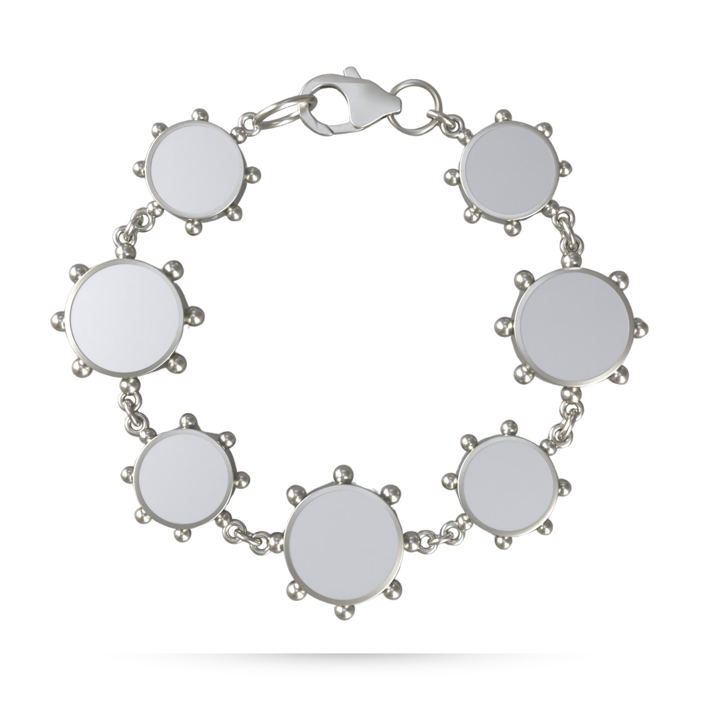Orbit Reversible Alternating Motif Bracelet | Sterling Silver