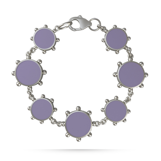 Orbit Reversible Alternating Motif Bracelet | Sterling Silver