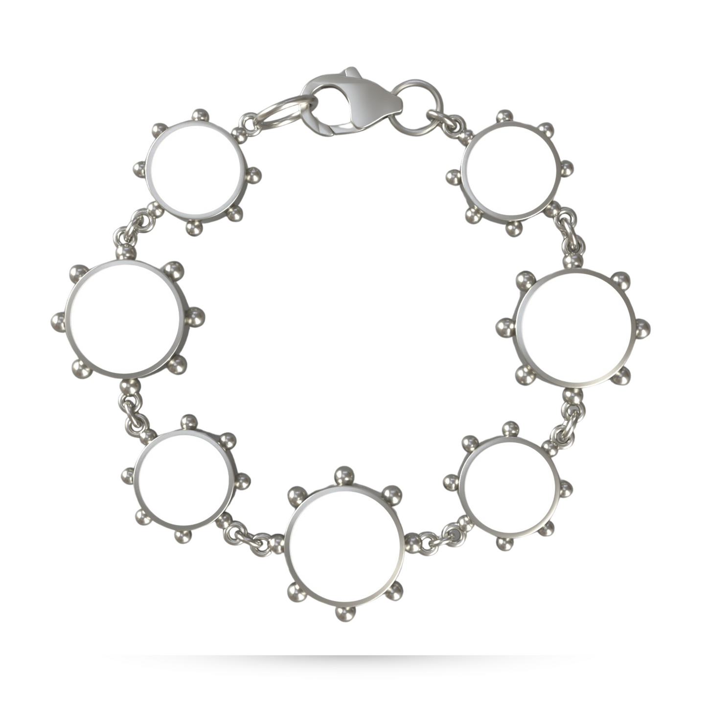 Orbit Reversible Alternating Motif Bracelet in Black Night | Sterling Silver