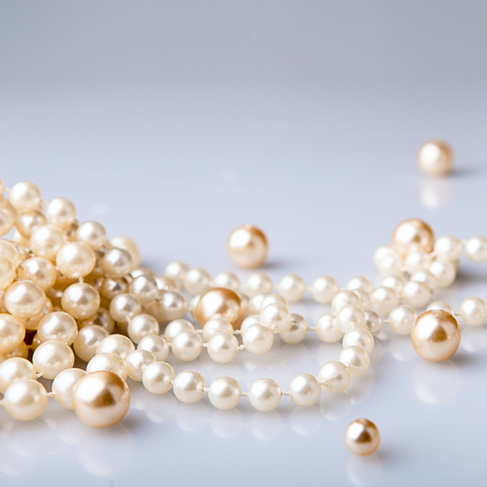 Bead & Pearl Knotted Stringing for Necklace