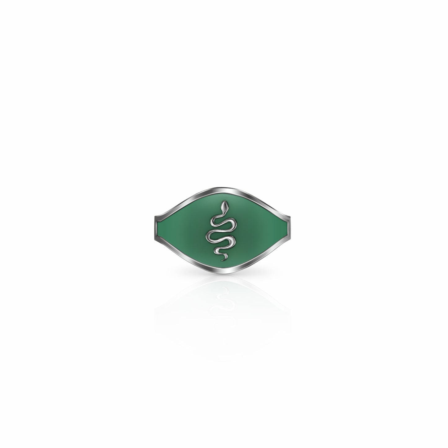 Cigar Band Symbol Ring, serpent | Sterling Silver
