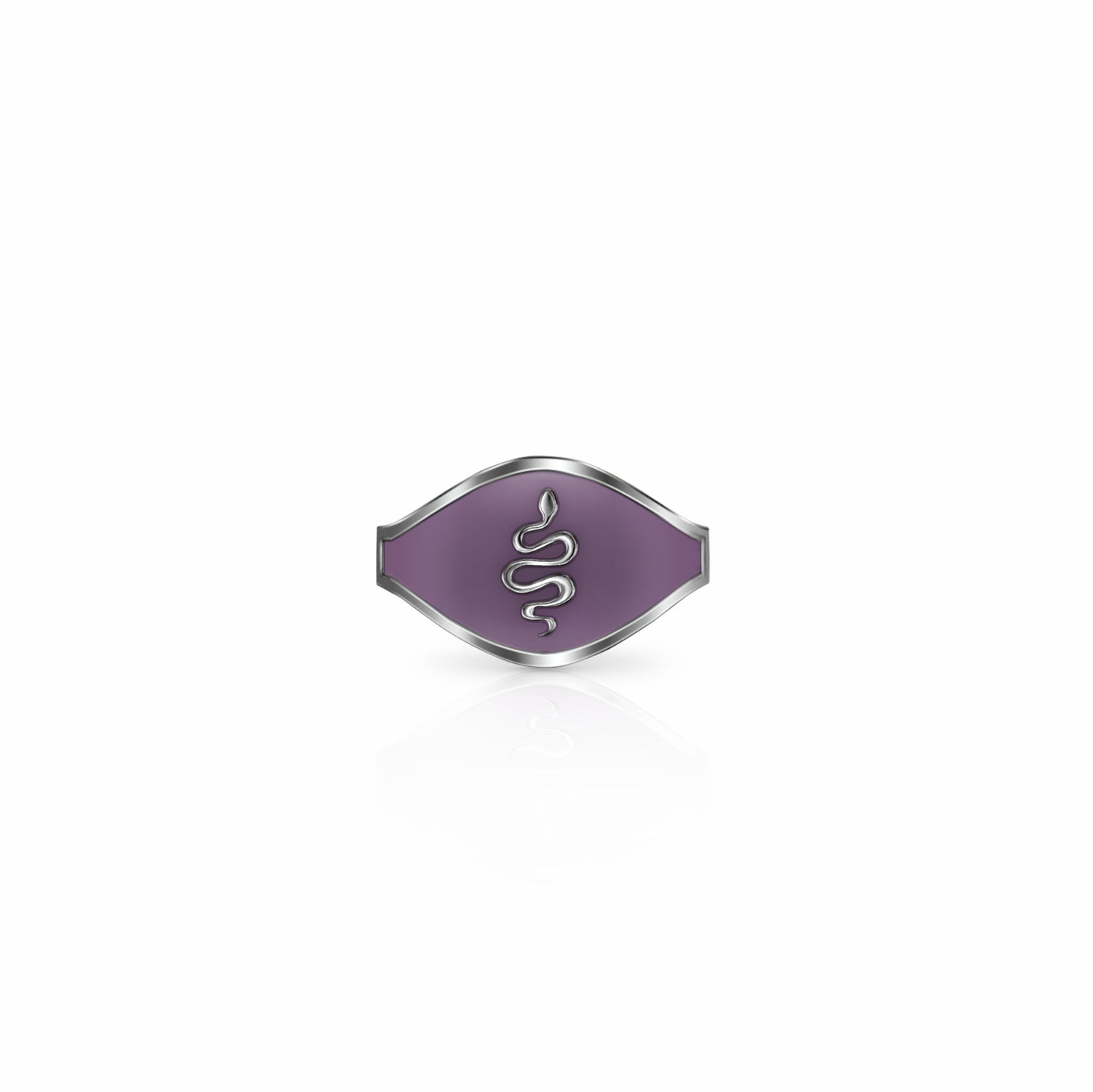 Cigar Band Symbol Ring, serpent | Sterling Silver
