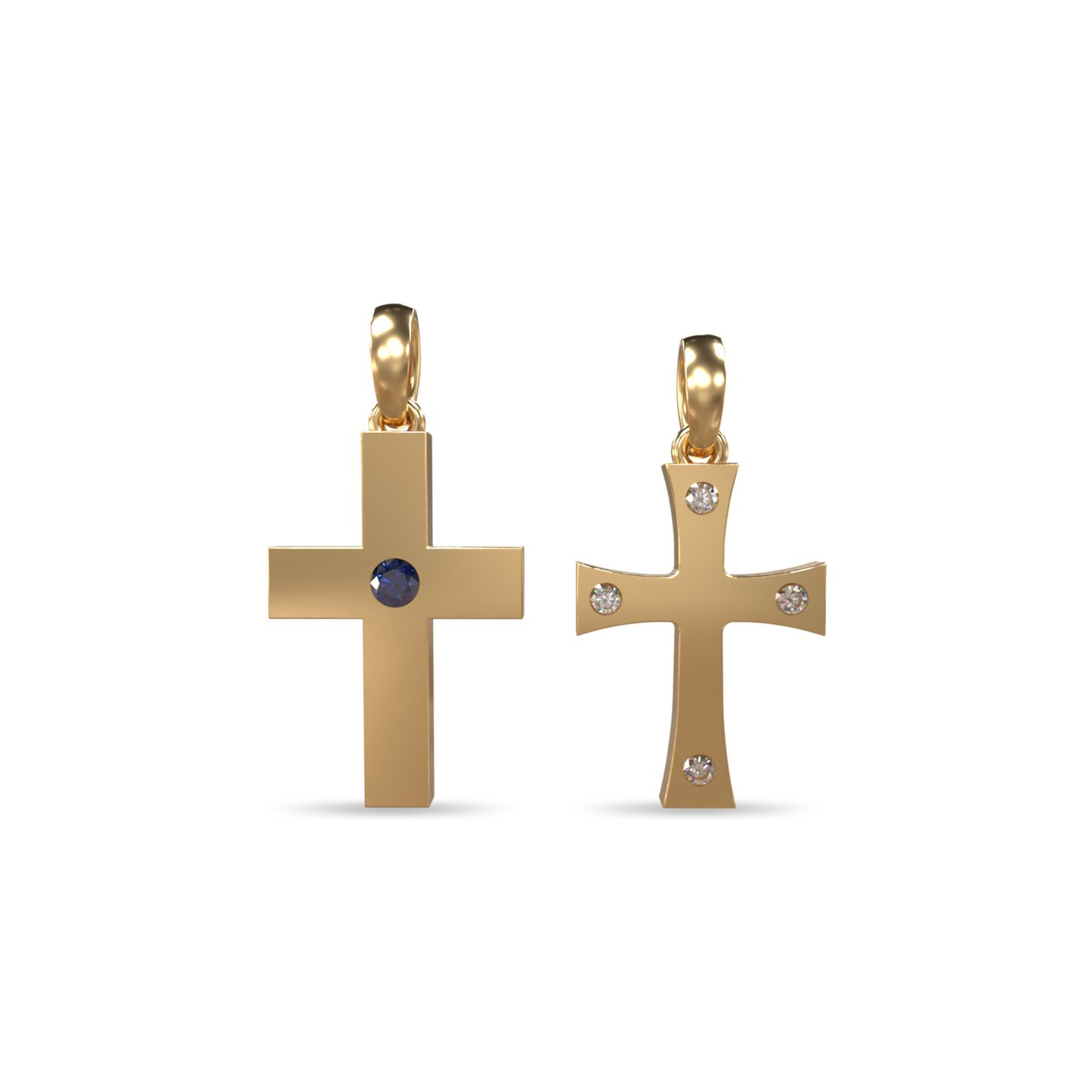 Custom Order | Pair of Cross Pendants Earrings {{ catogery }} {{ Collections }}