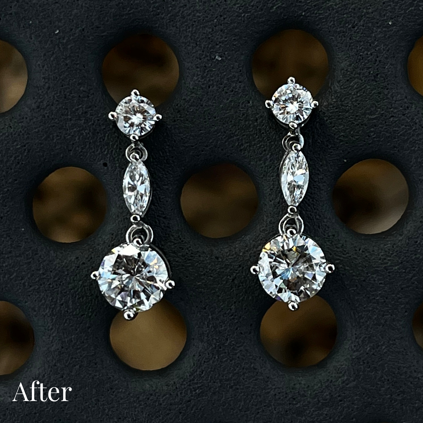 Custom Order | Diamond Drop Earrings