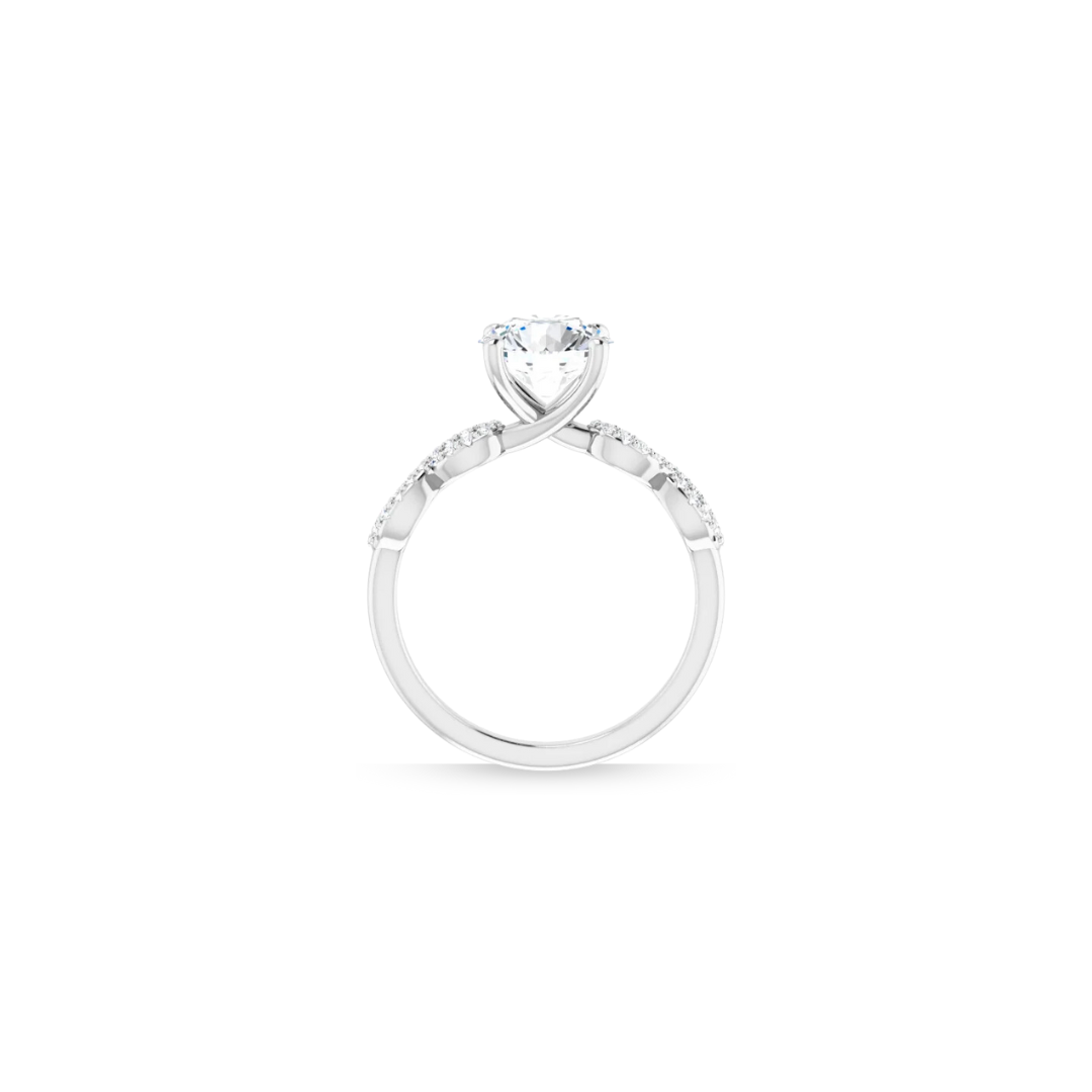 Low Set | Infinity | Diamond Engagement Ring