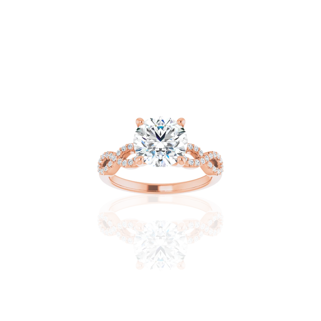 Low Set | Infinity | Diamond Engagement Ring
