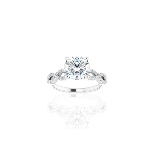 Low Set | Infinity | Diamond Engagement Ring