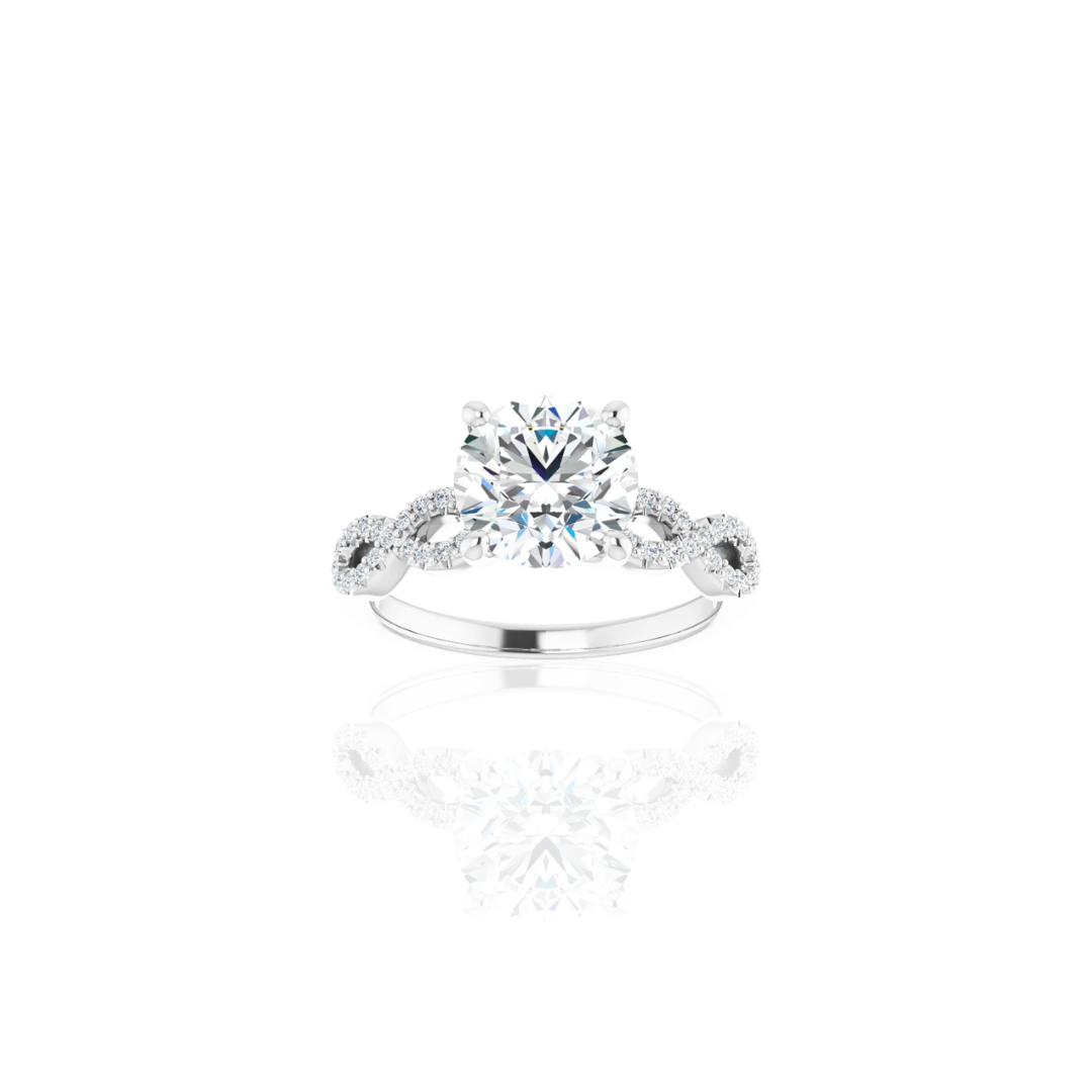 Low Set | Infinity | Diamond Engagement Ring