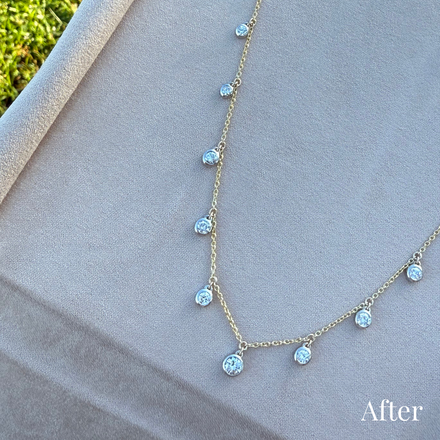 Custom Order | Diamond Station Necklace (Deposit)