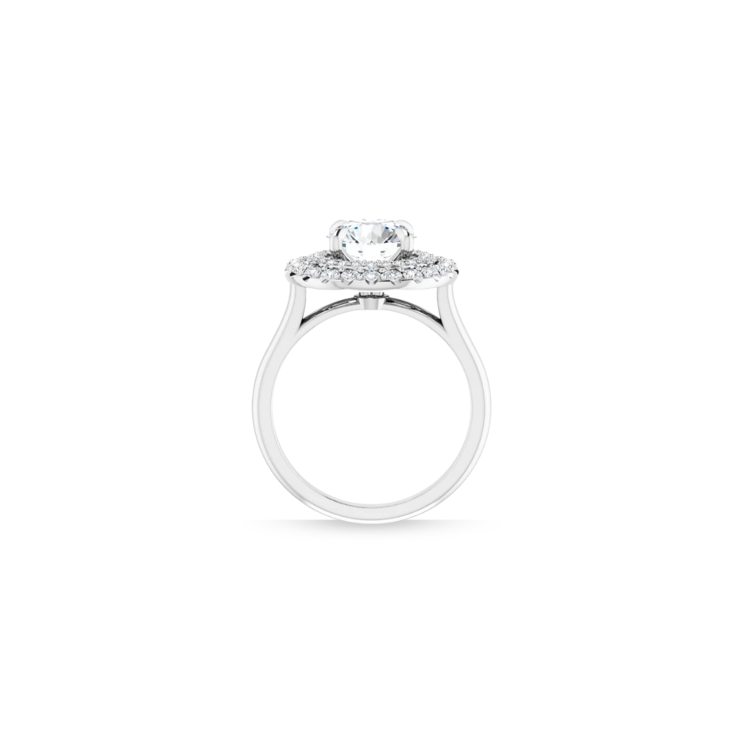 Cathedral | Double Halo | Diamond Engagement Ring
