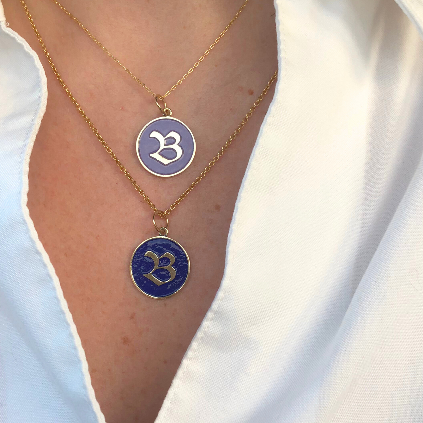 Custom Order | Pair of Initial Pendants