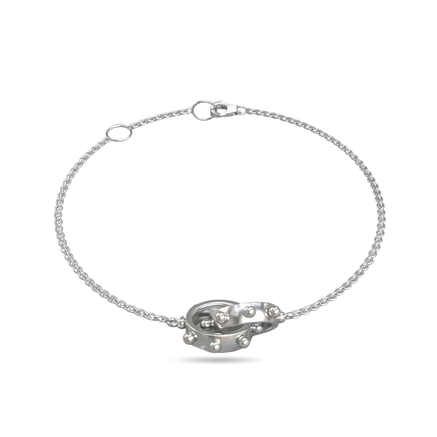 Orbit Interlocking Bracelet | Sterling Silver