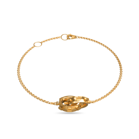 Vessel Interlocking Bracelet | 18K Gold
